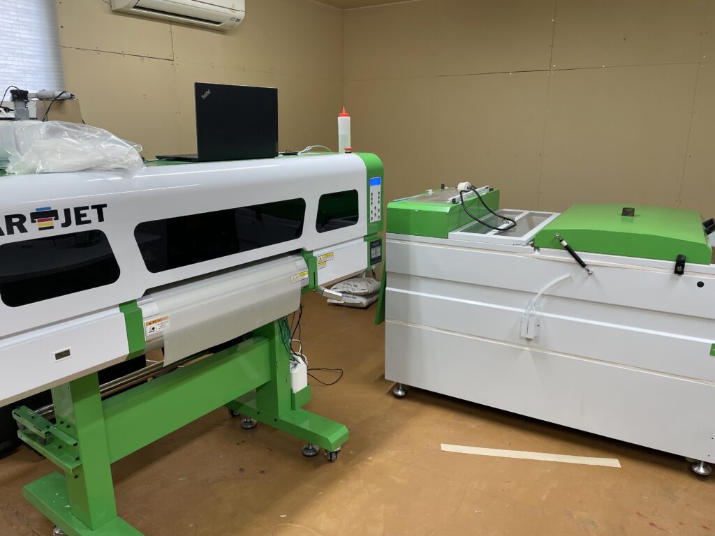 DTFプリンターを搬入しました