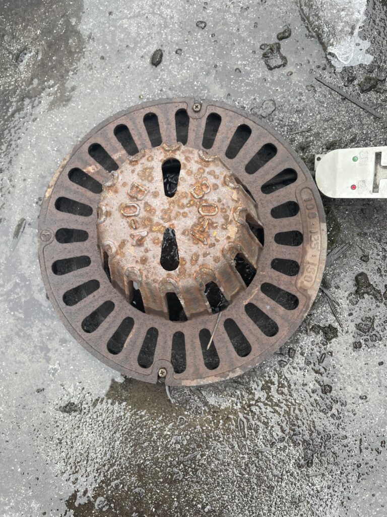 水浸しの屋根は直ったようです