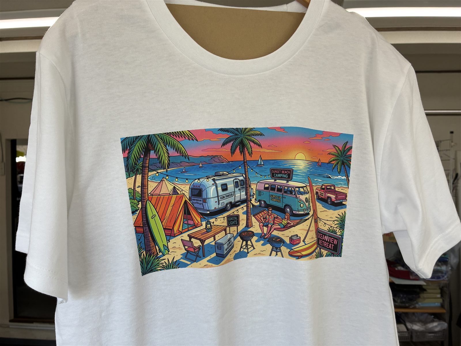プリントTシャツのデザイン拡大